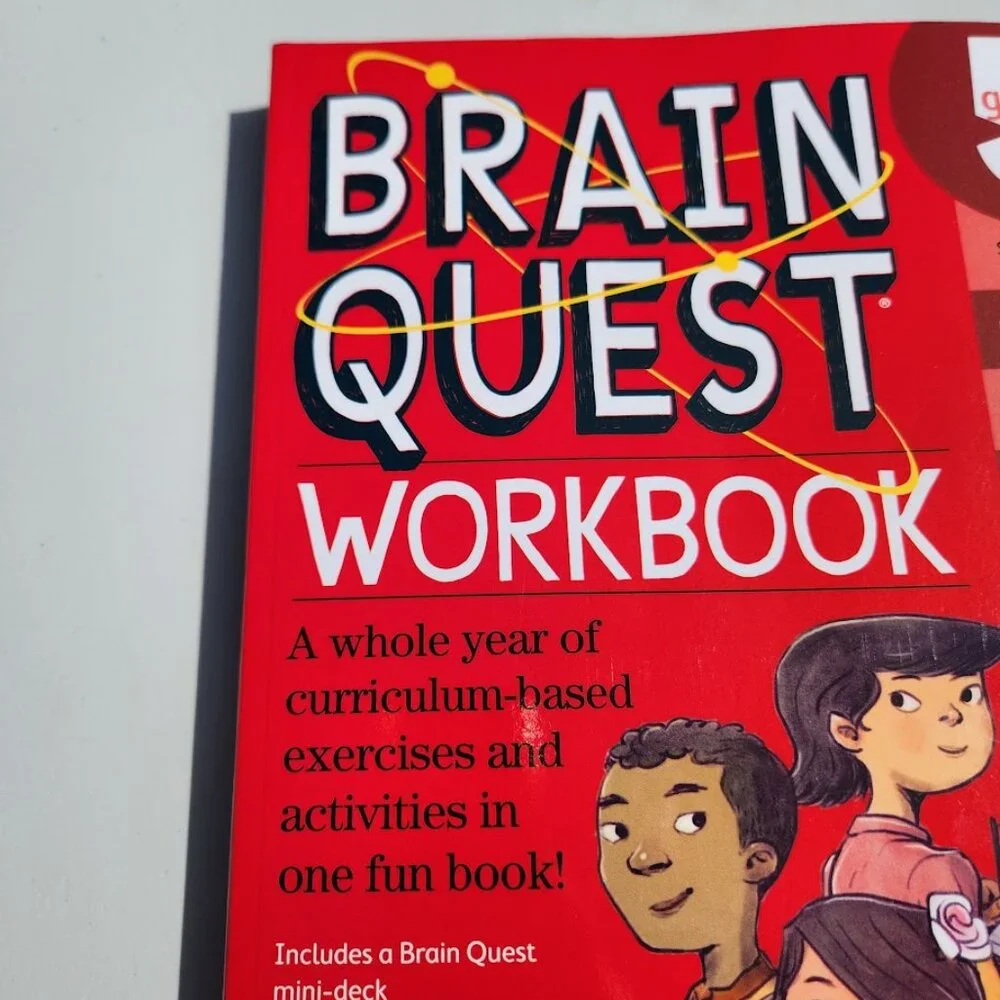 NEW Brain Quest Workbook Grade 5 5th Grade Book Paperback ‏ 320pages Stocking St